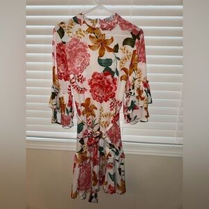 Floral Petal and Pup PETA Dress